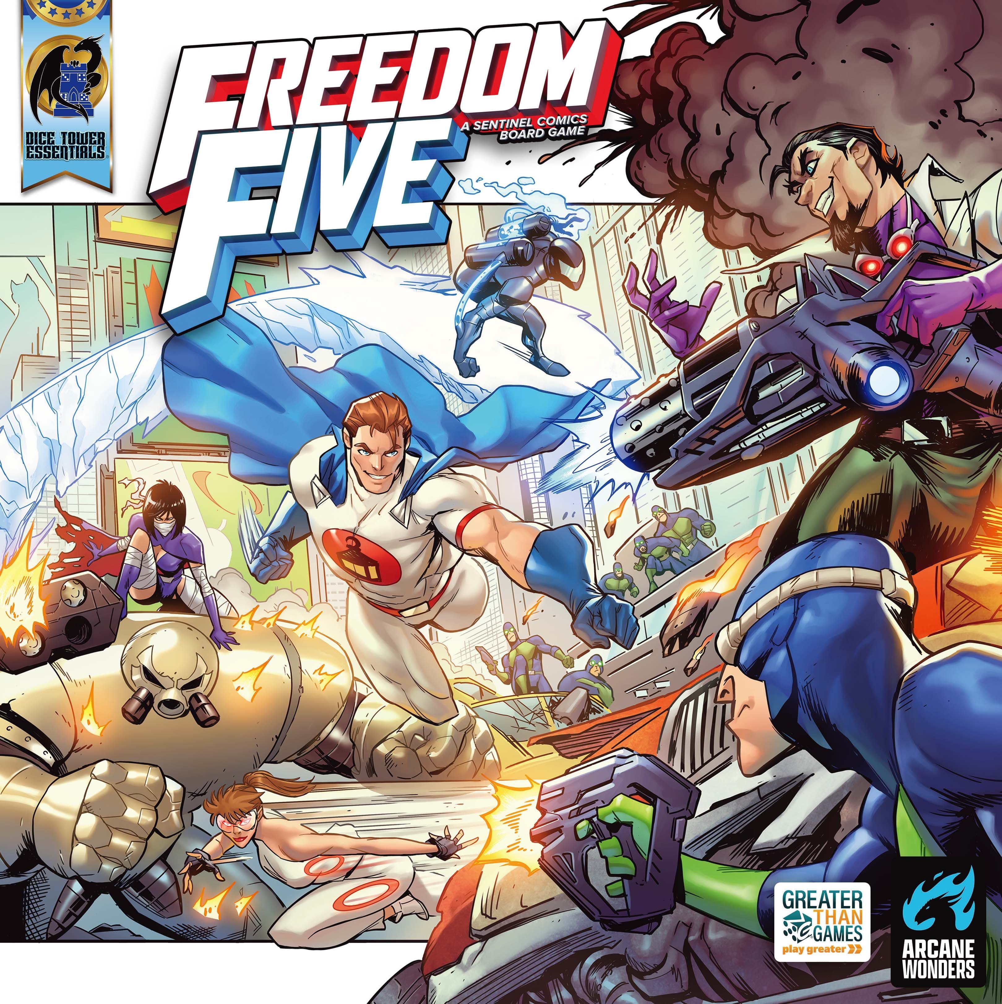 Freedom Five: A Sentinel Comics Board Game 封面图