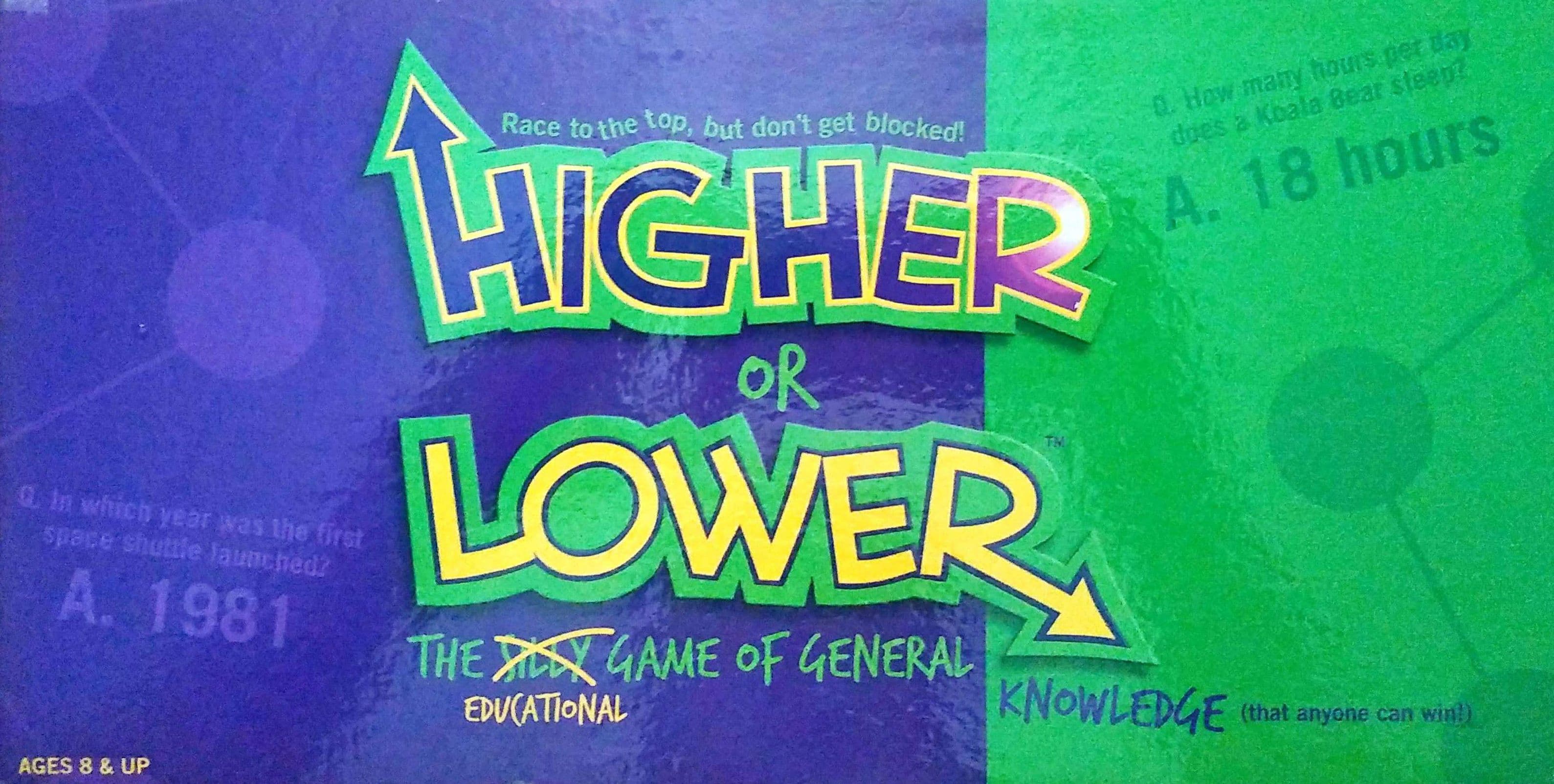 Higher or Lower 封面图