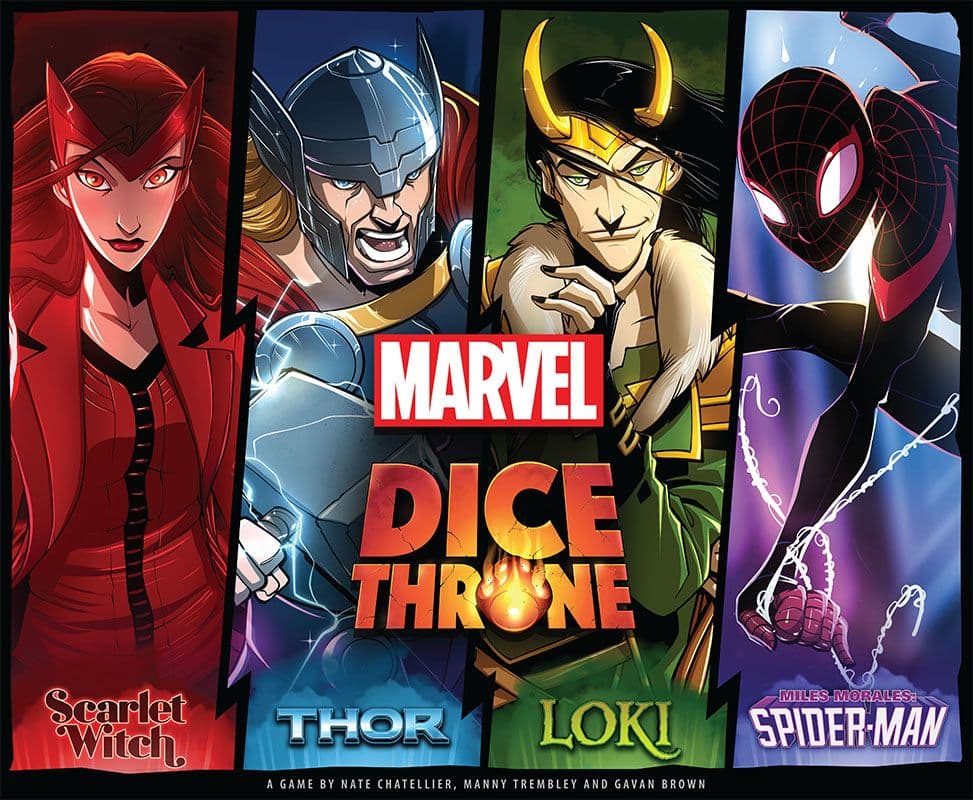 Marvel Dice Throne: Scarlet Witch v. Thor v. Loki v. Spider-Man 封面图