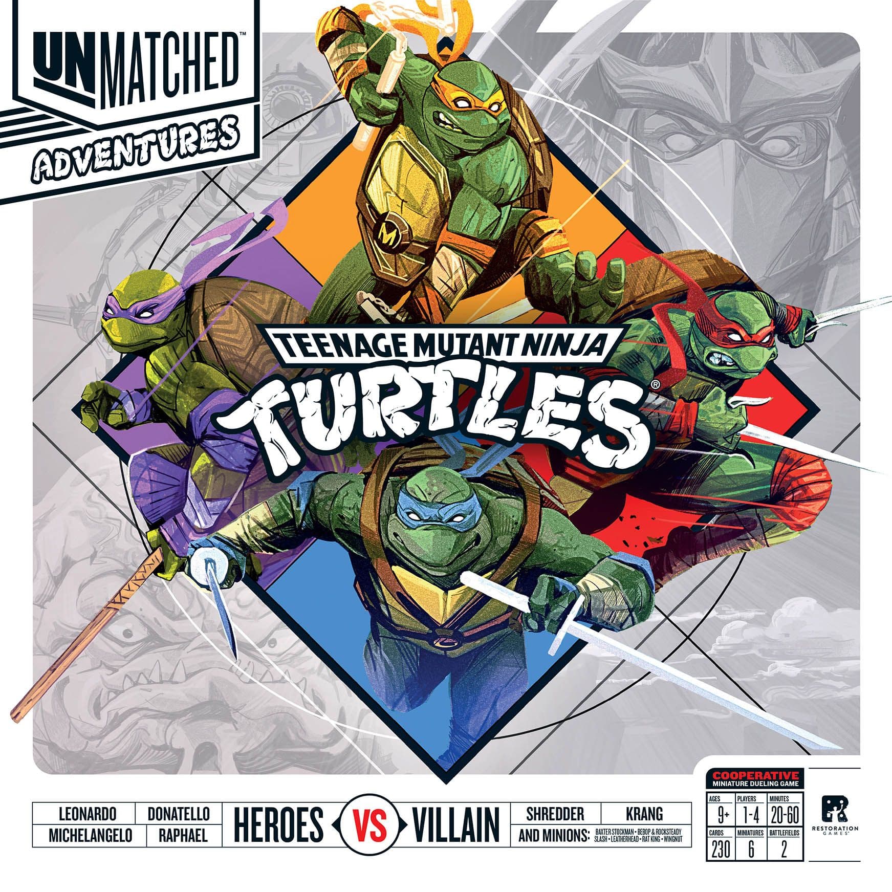 Unmatched Adventures: Teenage Mutant Ninja Turtles 封面图