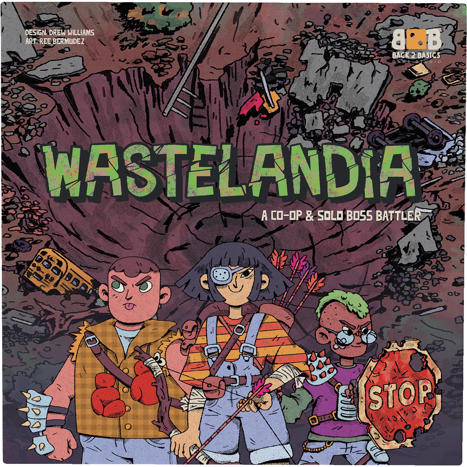 Wastelandia: A Co-op & Solo Boss Battler 封面图